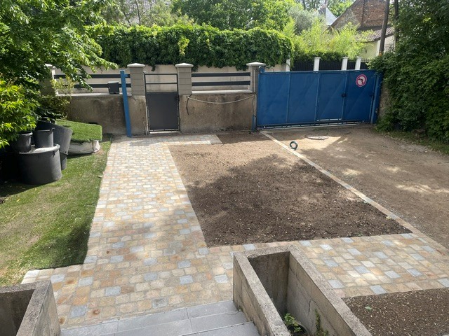Création d’une allée privée en pavés grès Kandla à Saint-Maur-des-Fossés (94)